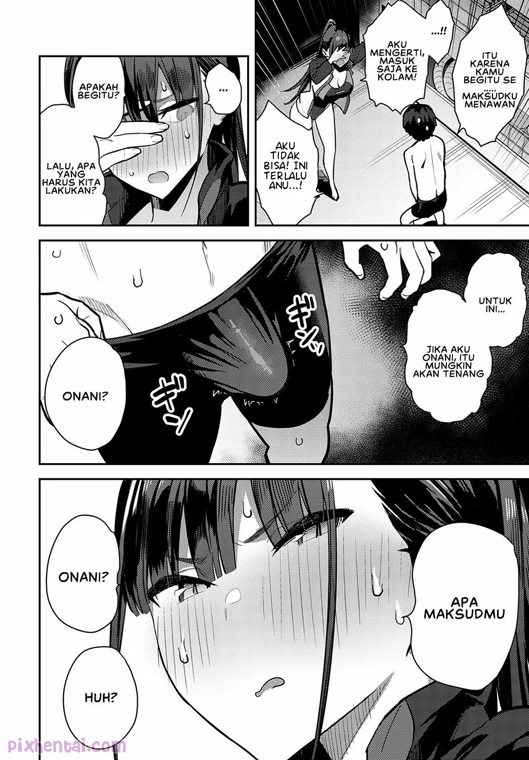 Komik hentai xxx manga sex bokep Getting Jerked Off by the Swimming Club Senpai 6